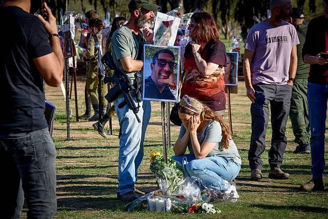 People visit the site of the Supernova music festival massacre near Kibbutz Re'im, Nov. 30, 2023. Photo by Avshalom Sassoni/Flash90.