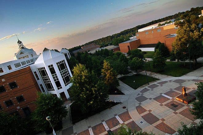 The Fairfax campus of George Mason University, Credit: Nicolas Tan/George Mason University via Wikimedia Commons.