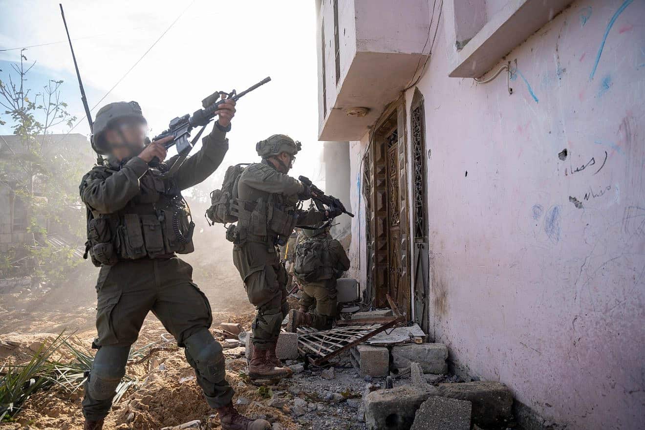 IDF soldiers active in the Gaza Strip, Dec. 28, 2023. Credit: IDF.