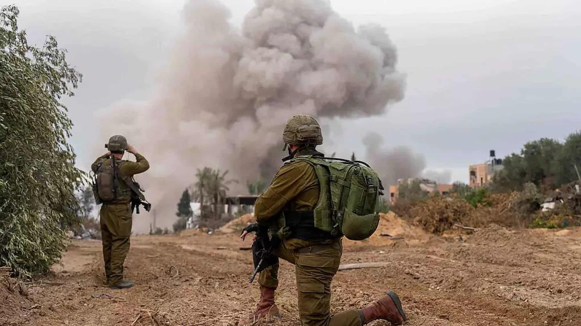 IDF troops in "Operation Swords of Iron," December 2023. Credit: IDF Spokesperson's Unit.