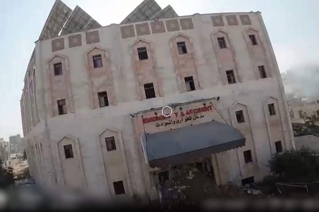 The Indonesian Hospital in Beit Lahia in northern Gaza, Dec. 25, 2023. Source: Screenshot/IDF Spokesperson.