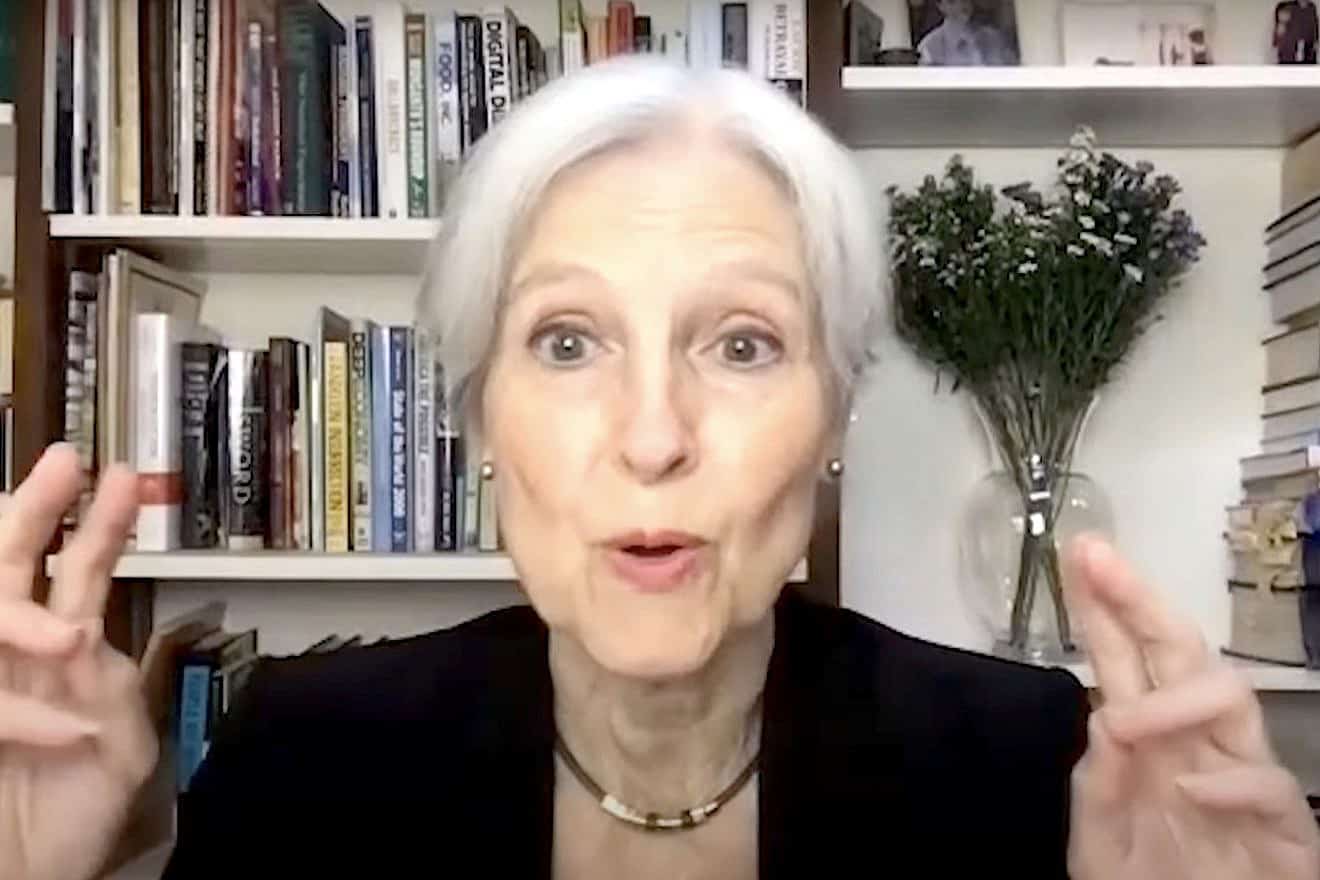 Jill Stein, a Green Party candidate for president in 2024. Source: Politico/YouTube.