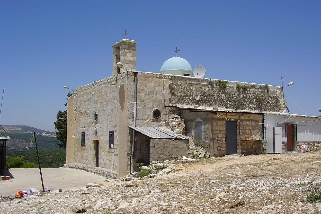 St. Mary’s Greek Orthodox Church in Iqrit, northern Israel. Photo by Dr. Avishai Teicher/Wikimedia Commons.
