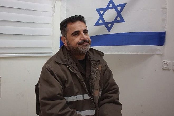 Ahmed Kahlot, director of Gaza's Kamal Adwan, confirming to an Israeli interrogator he also worked for Hamas. Credit: Shin Bet.
