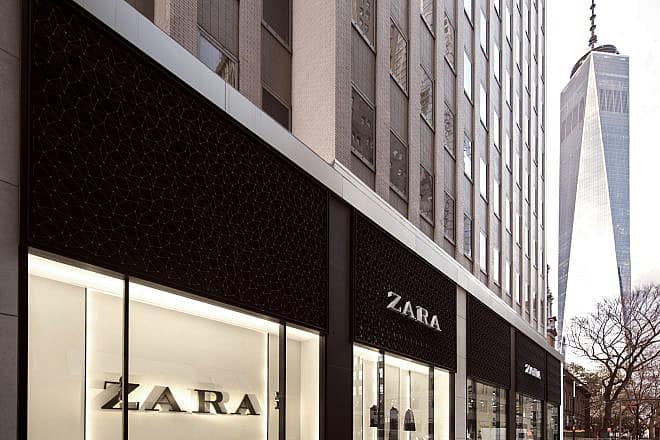 A Zara clothing store in Midtown Manhattan. Credit: Lollasp via Wikimedia Commons.