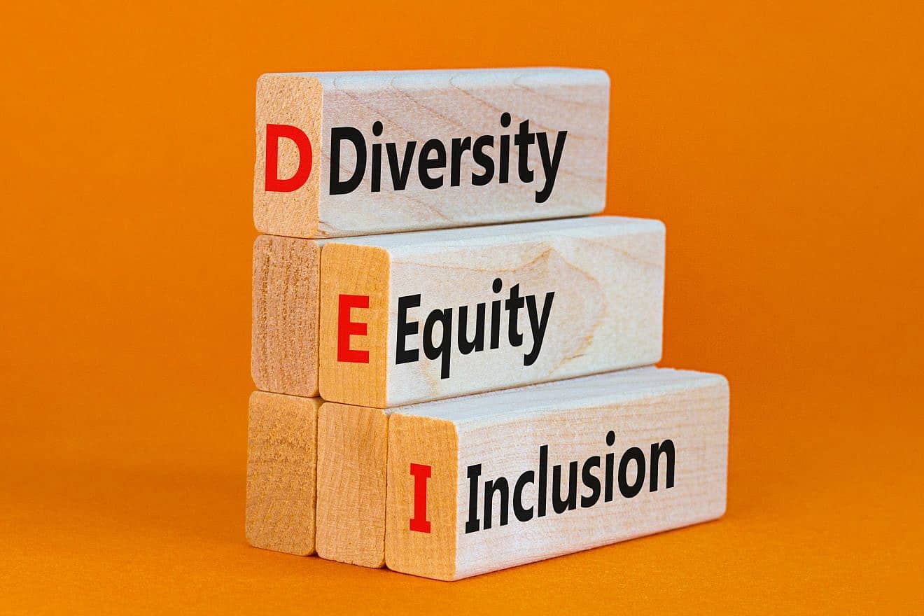 An illustration of the diversity, equity and inclusion acronym. Image: Dmitry Demidovich/Shutterstock