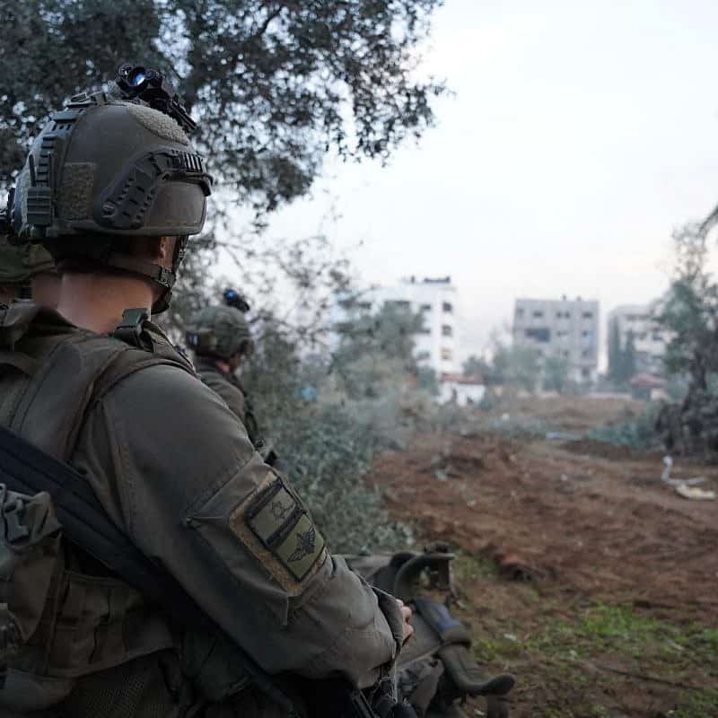 Israeli ground forces operating against Hamas in the Gaza Strip, Dec. 5, 2023. Credit: IDF.