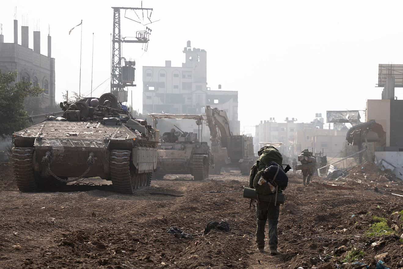 IDF soldiers operating in the Gaza Strip, Jan. 19, 2024. Credit: IDF.
