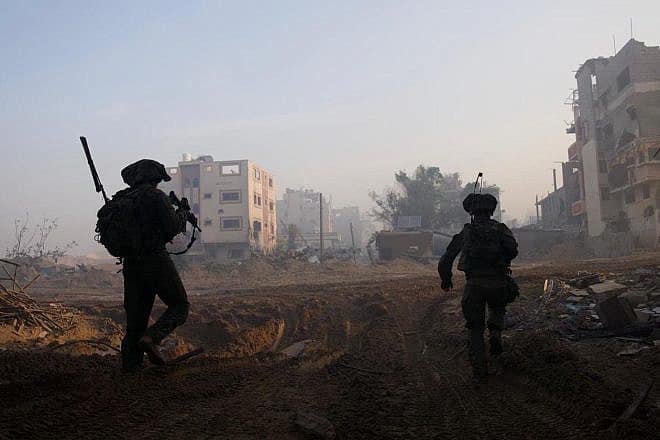 Israeli forces during Gaza ground operations, Jan. 9, 2024. Credit: IDF.