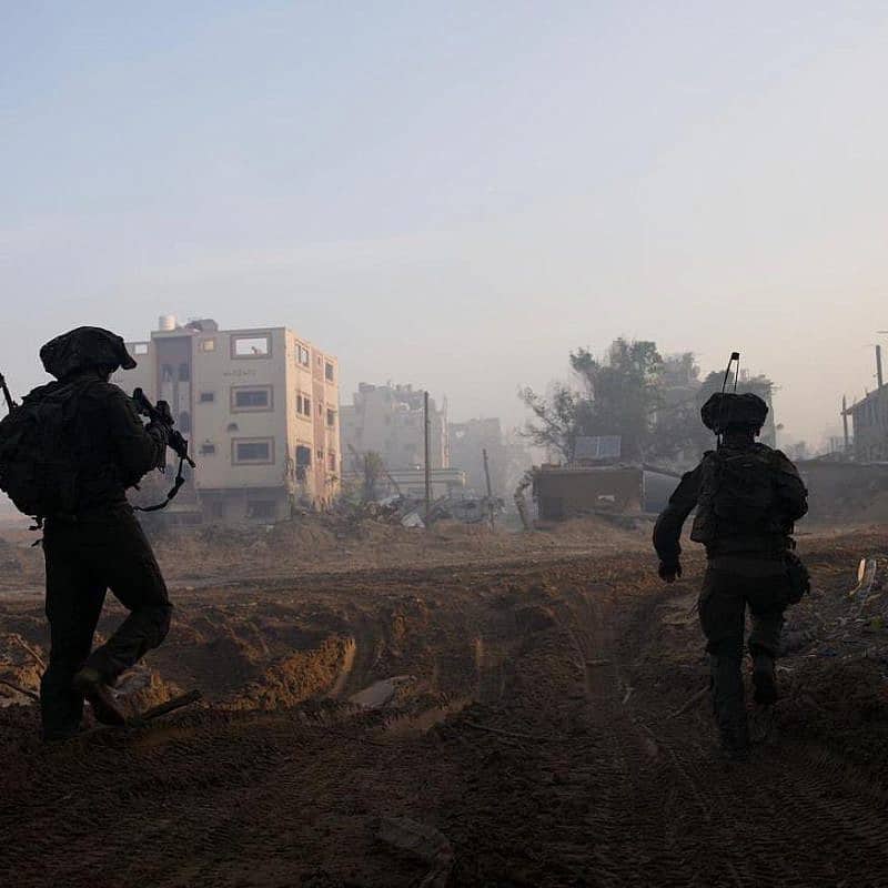 Israeli forces during Gaza ground operations, Jan. 9, 2024. Credit: IDF.
