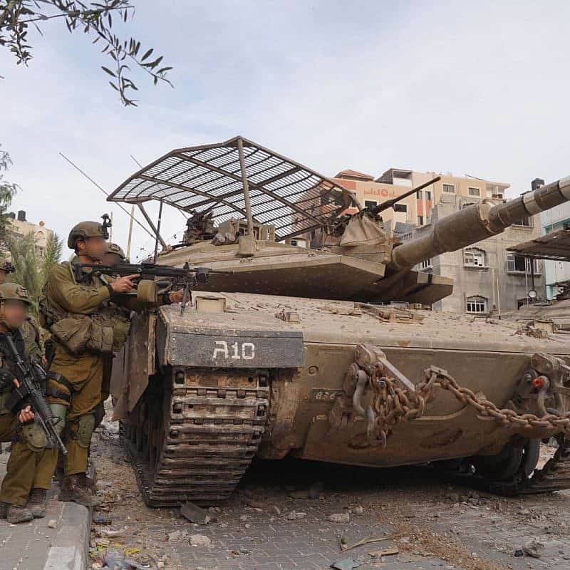 IDF soldiers conduct operations against Hamas terrorists in the Gaza Strip, Jan. 20, 2024. Credit: IDF.
