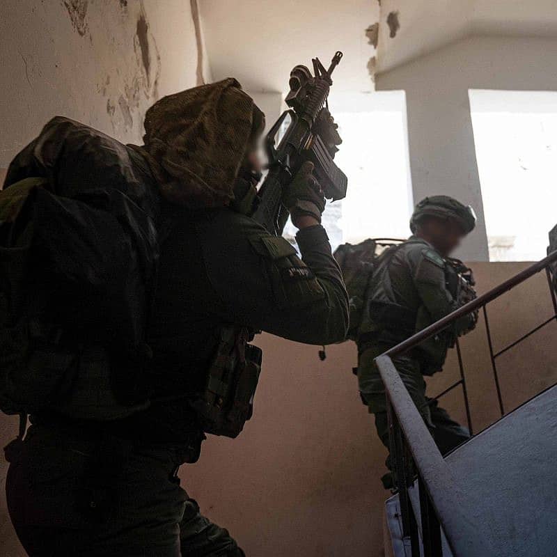 Israeli forces during Gaza ground operations, Jan. 11, 2024. Credit: IDF.