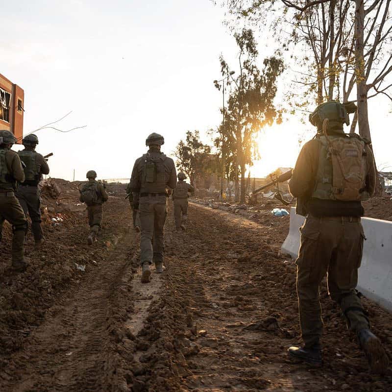Israeli forces during Gaza ground operations, Jan. 14, 2024. Credit: IDF.