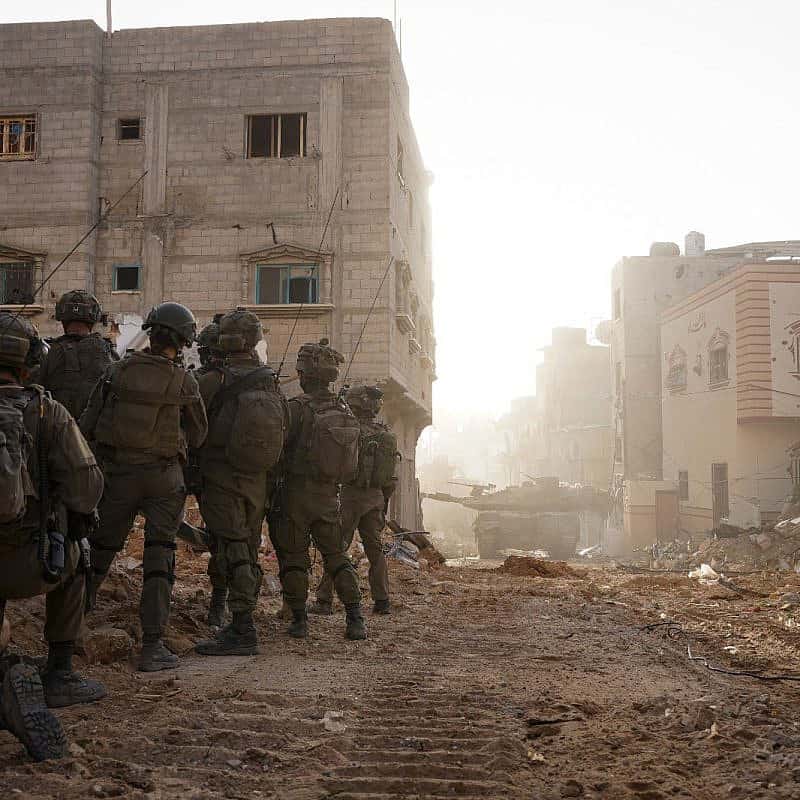 Israeli forces during Gaza ground operations, Jan. 14, 2024. Credit: IDF.
