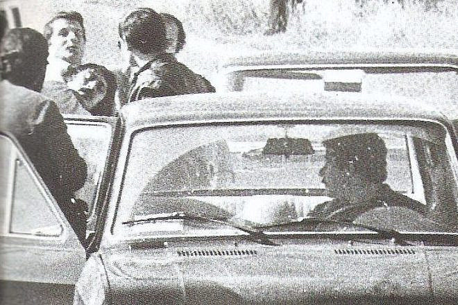 The arrest of Italian Red Brigades members Renato Curcio and Alberto Franceschini on September 8, 1974. Source: public domain/Wikimedia