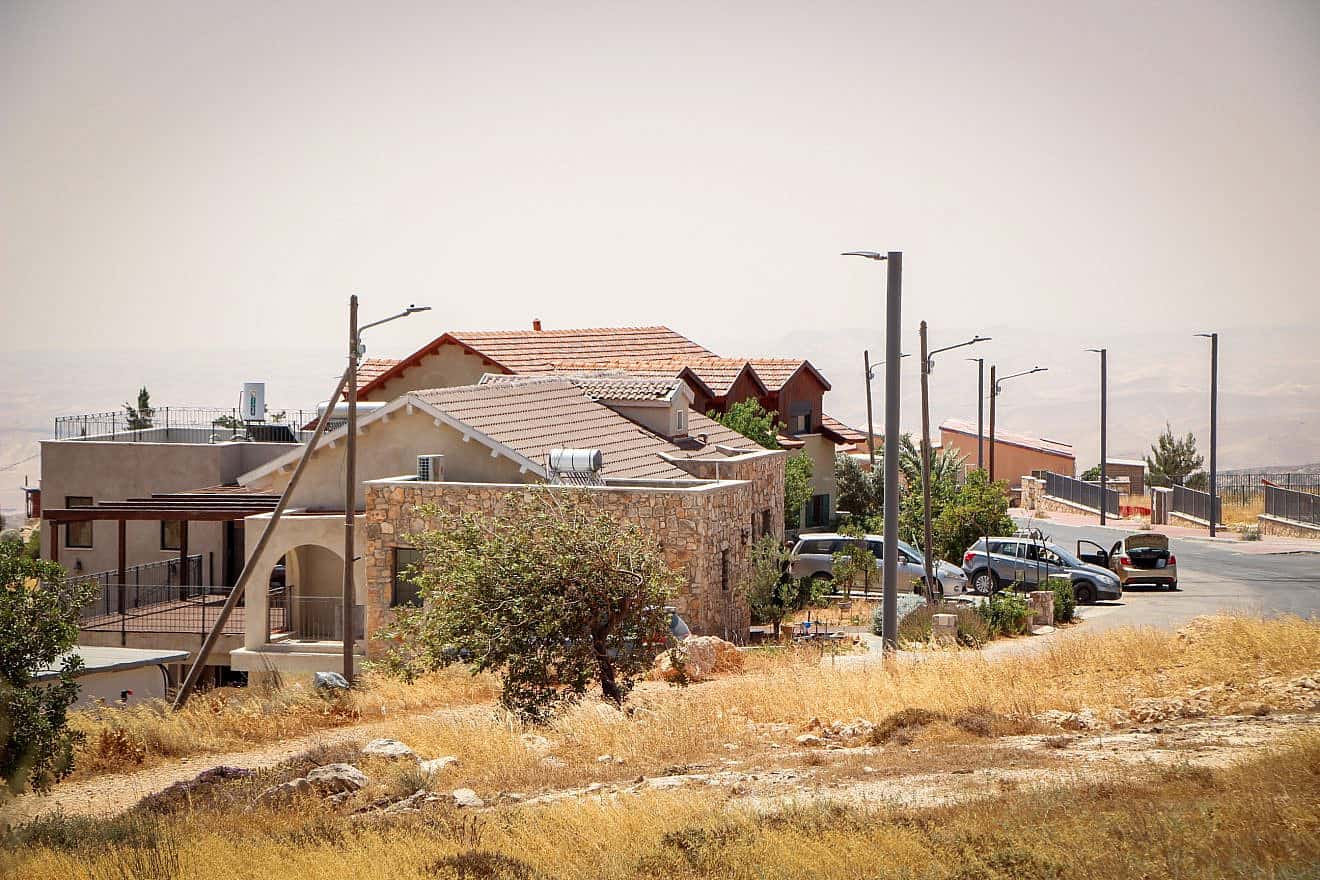 View of the Jewish community of Pnei Kedem in Gush Etzion, June 14, 2021. Photo by Gershon Elinson/Flash90.