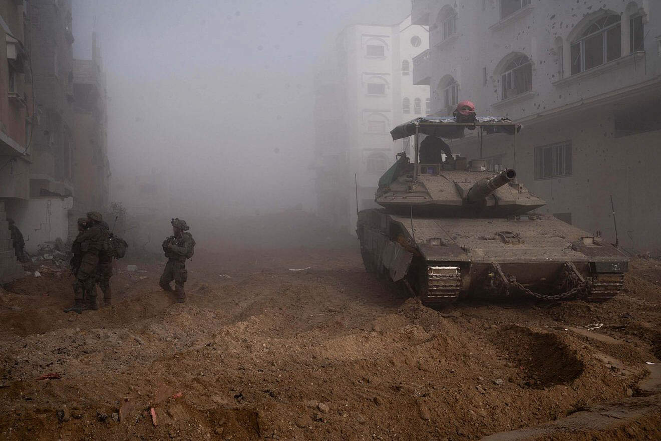 Israeli soldiers operate in the southern Gaza Hamas stronghold of Khan Yunis, Jan. 9, 2024. Credit: Israel Defense Forces.