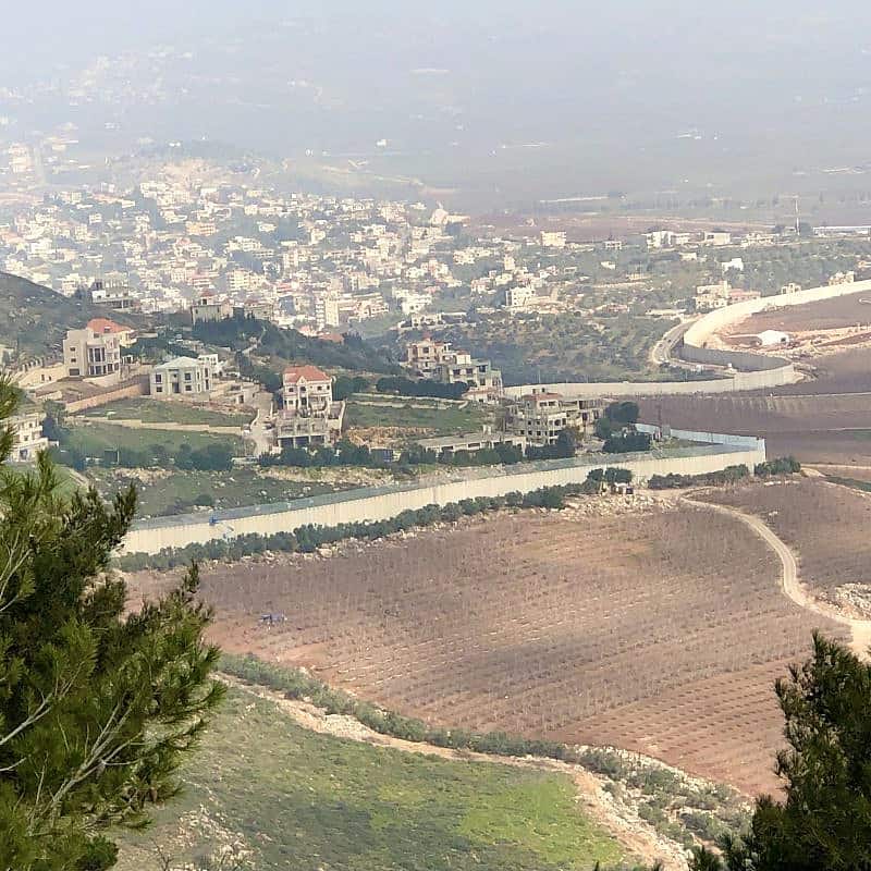 The Israel-Lebanon border, not far from Yiftah. Photo by Judy Lash Balint.