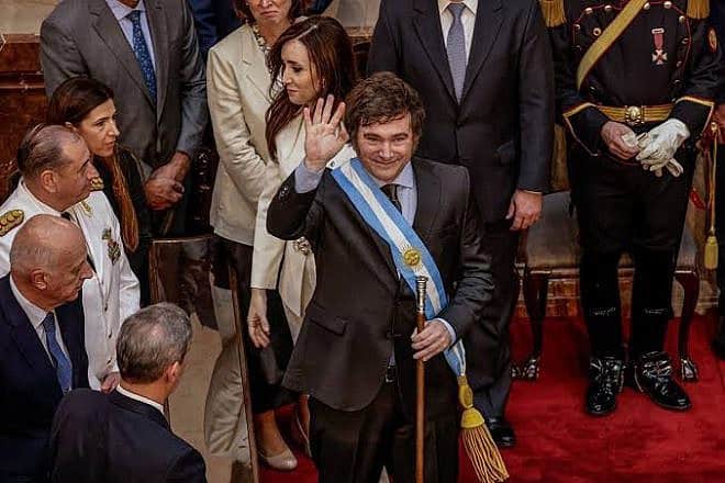 Argentine President Javier Milei in Buenos Aires. Source: X.