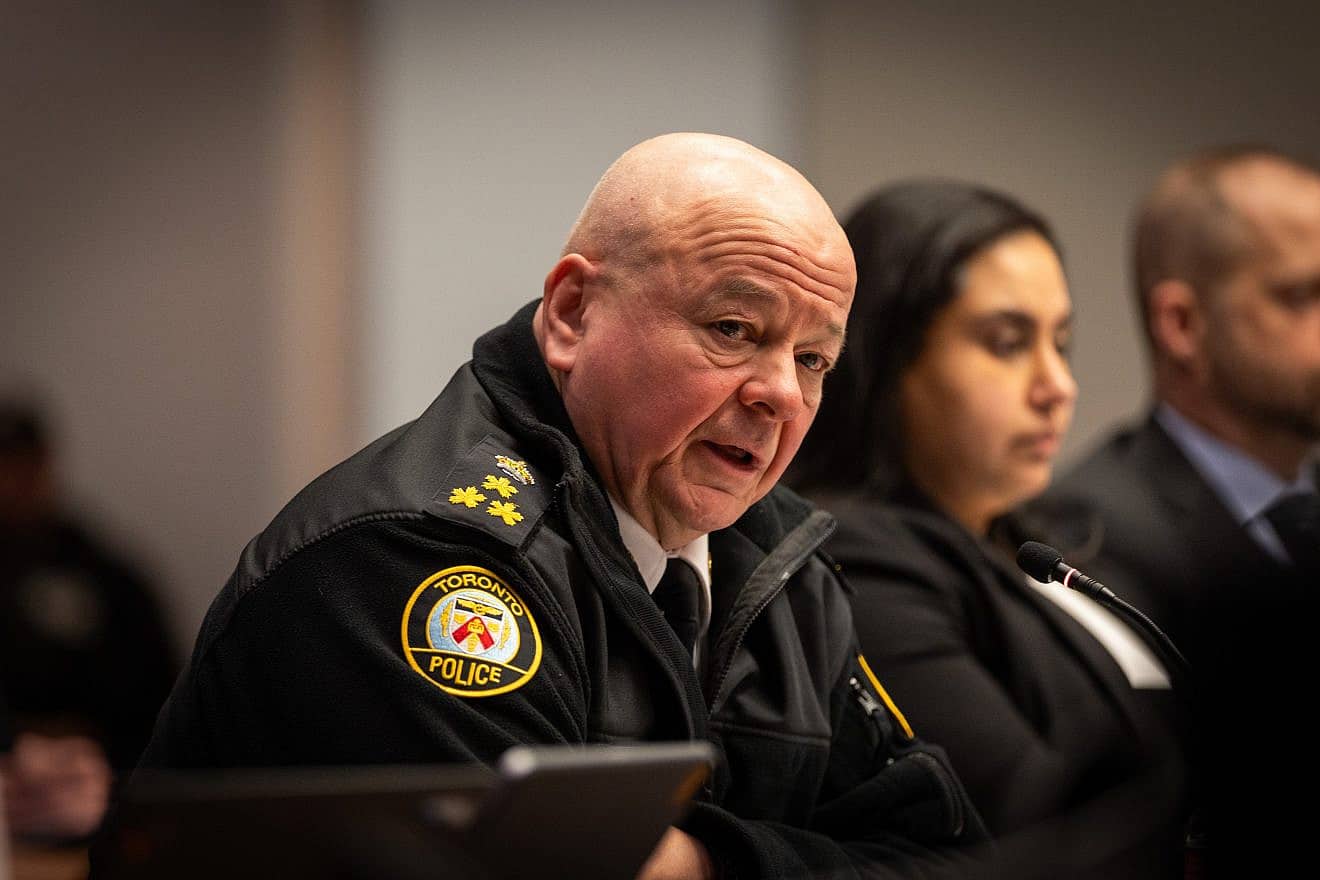Toronto Police Chief Myron Demkiw, Jan. 11, 2024. Source: Toronto Police Service.
