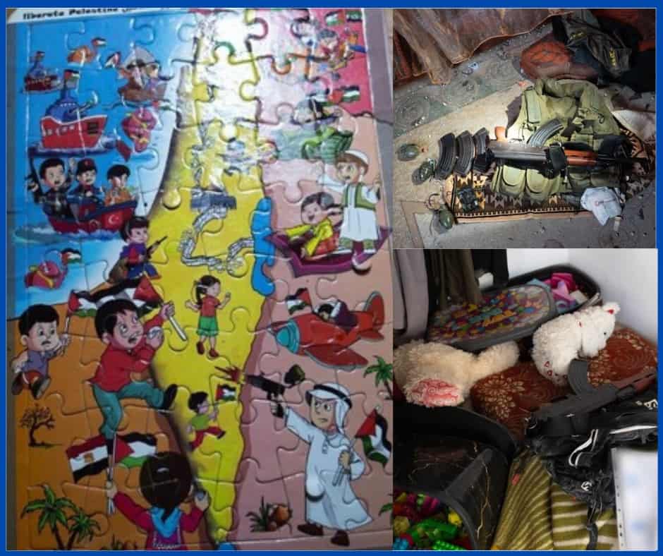 Weapons Found in Palestinian Children' Rooms