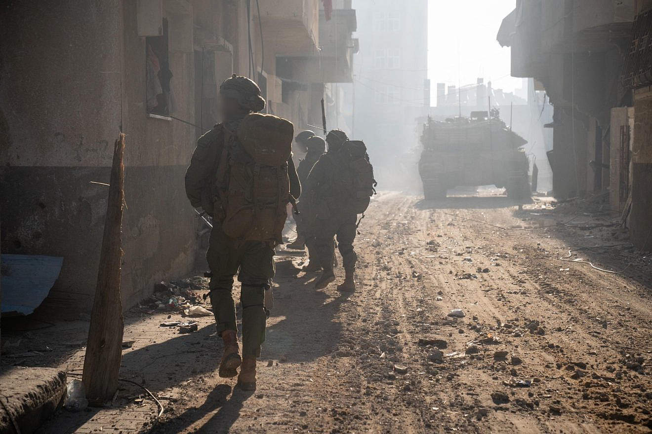 IDF soldiers conduct activities in the Gaza Strip, Jan. 15, 2024. Credit: IDF.