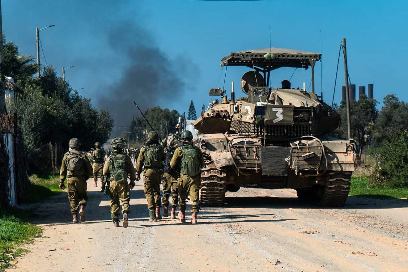 Israeli troops conducting ground operations in the Gaza Strip, Jan. 27, 2024. Credit: IDF.