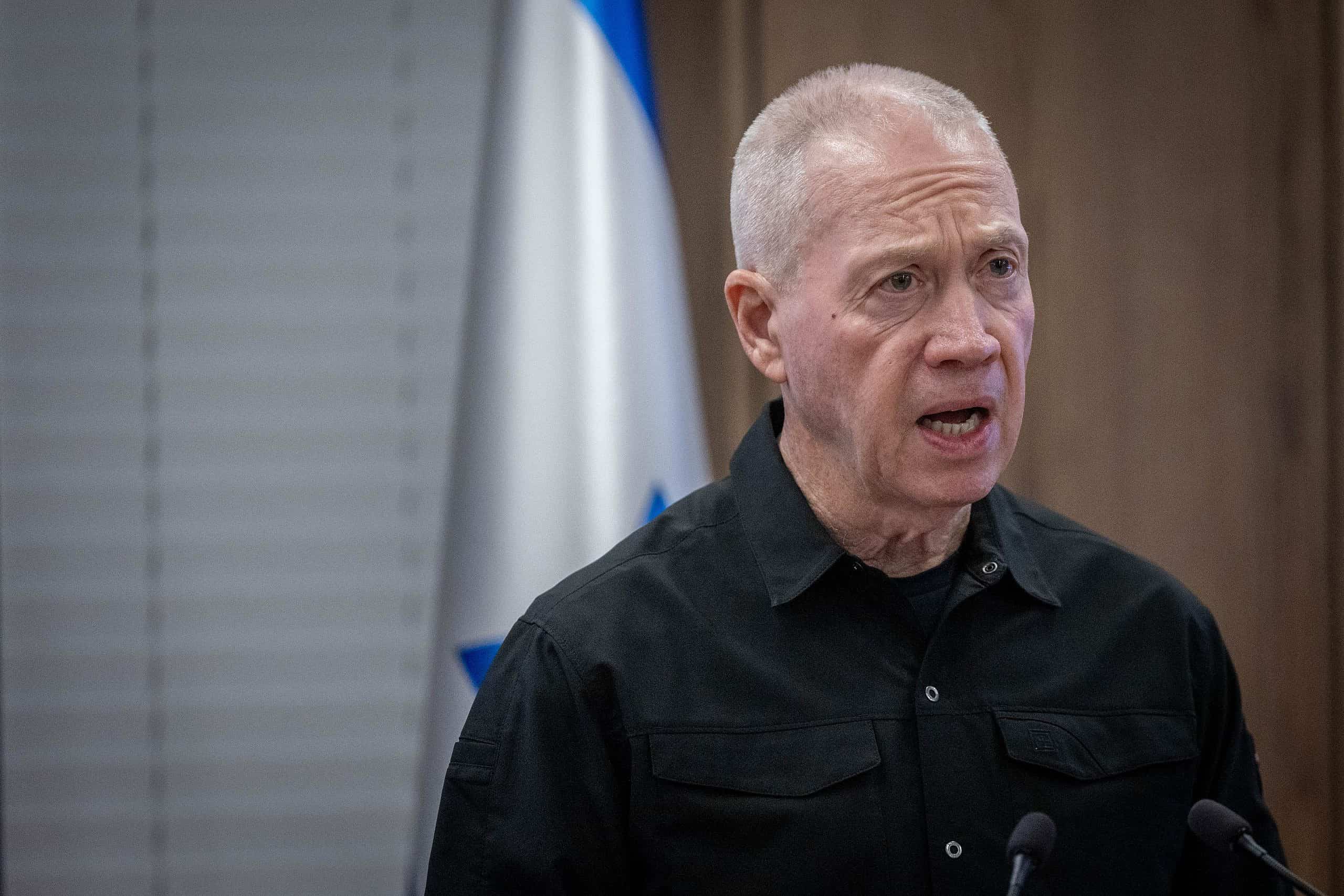 Israeli Defense Minister Yoav Galant