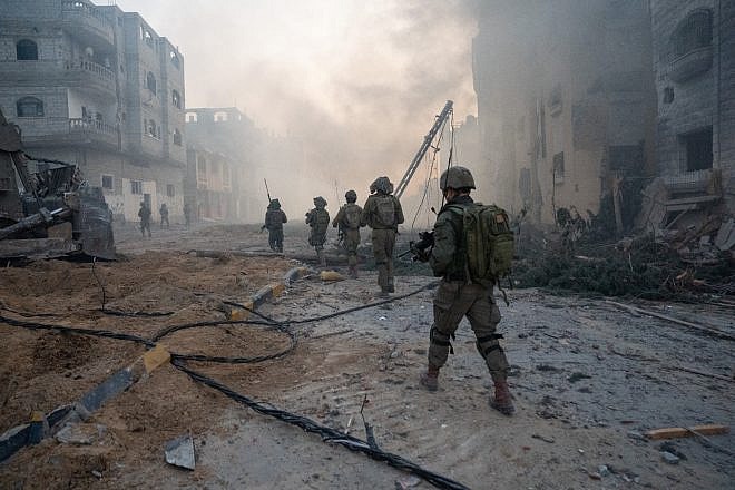 IDF soldiers conduct operations against Hamas terrorists in the Gaza Strip, Jan. 22, 2024. Credit: IDF.