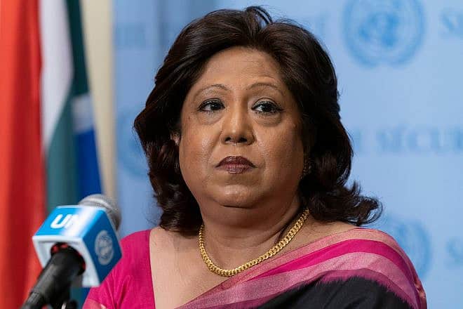 Pramila Patten, U.N. special representative on sexual violence in conflict, at the headquarters of the United Nations in New York City on Oct. 30, 2019. Credit: Lev Radin/Shutterstock.