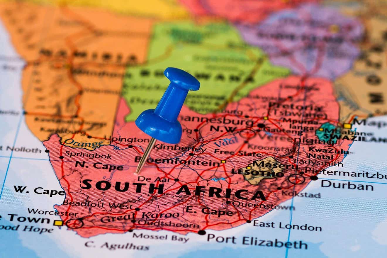 Map of South Africa. Image: Wead/Shutterstock