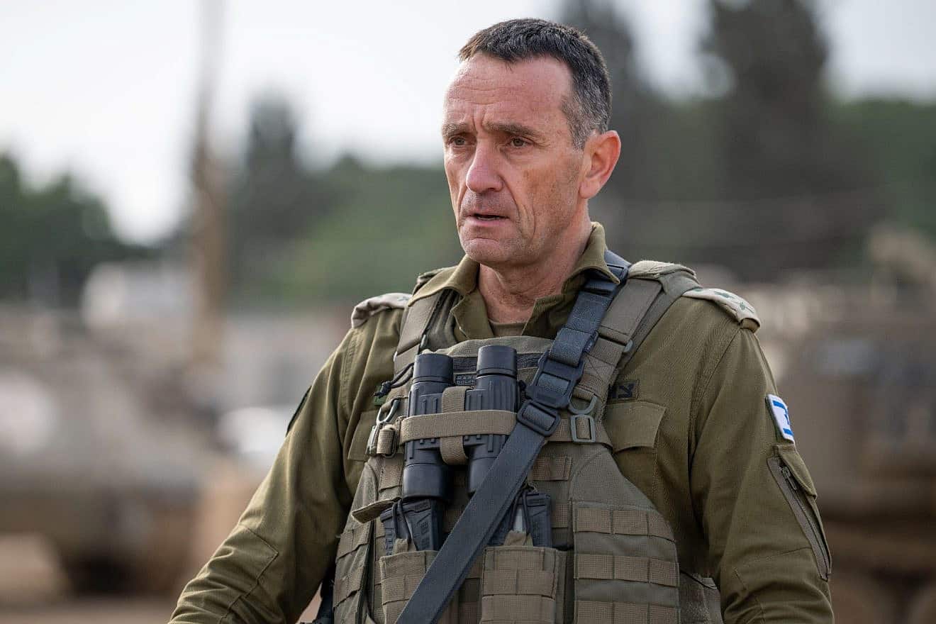 Israel Defense Forces Chief of Staff Lt. Gen. Herzi Halevi, Jan. 23, 2024. Credit: IDF.