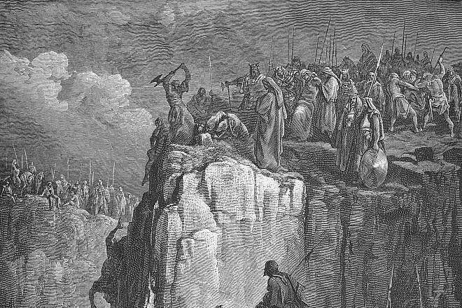 "The Prophets of Baal Are Slaughtered" by Gustave Doré, 1866. Source: Wikimedia