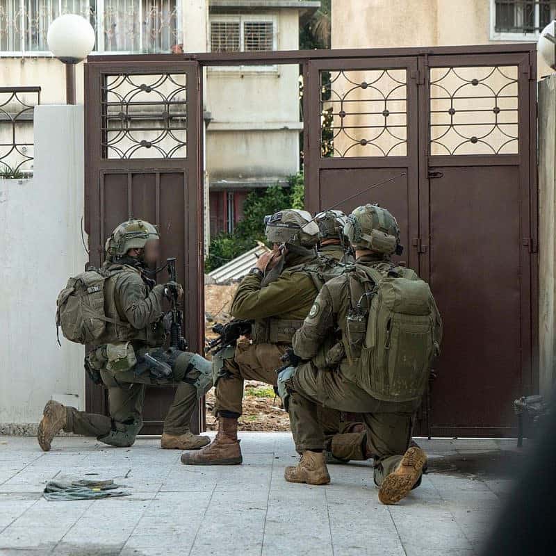 Israel Defense Forces troops operate in the Gaza Strip, Feb. 12, 2024. Credit: IDF.
