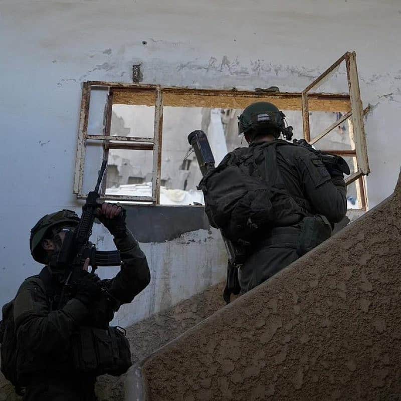 Israeli forces on patrol in the Gaza Strip, Feb. 3, 2024. Credit: IDF.