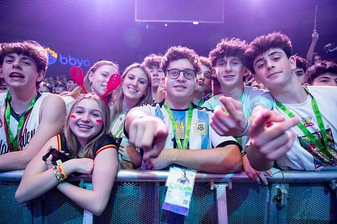 Thousands of Jews attended the BBYO's International Convention in Orlando, Fla., from Feb. 15-19, 2024. Credit: Courtesy of BBYO.