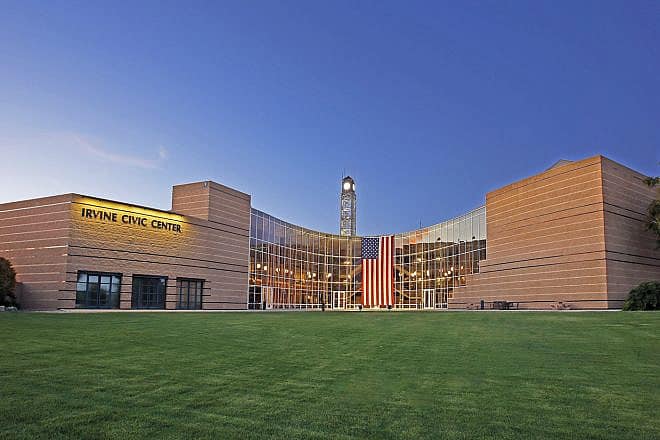 Irvine Civic Center, California. Credit: Azusa Tarn via Wikimedia Commons.