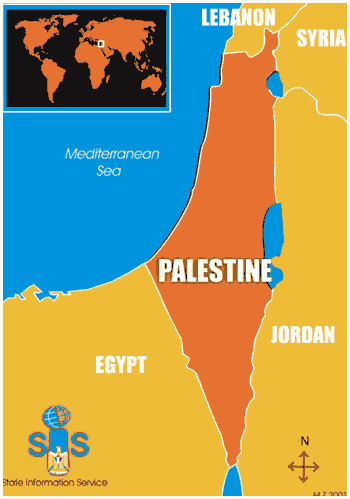 Palestinian Map, Palestinian Version