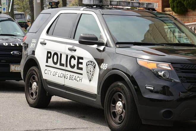 Police cars in Long Beach, N.Y. Credit: City of Long Beach New York Police Department.