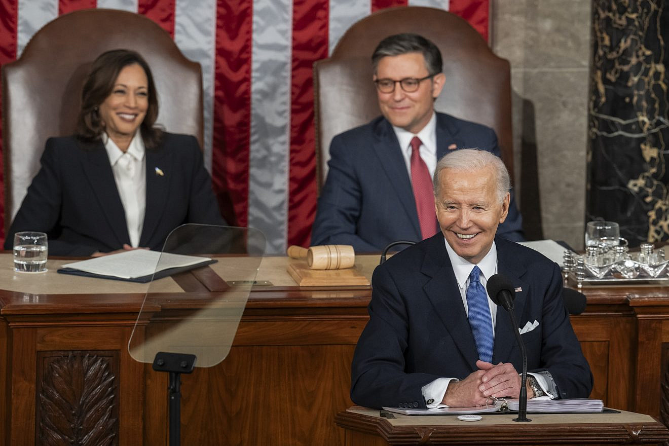 U.S. President Joe Biden delivers the State of the Union address to a joint session of Congress in the House Chamber at the U.S. Capitol building in Washington, D.C., on March 7, 2024. Credit: Cameron Smith/White House.