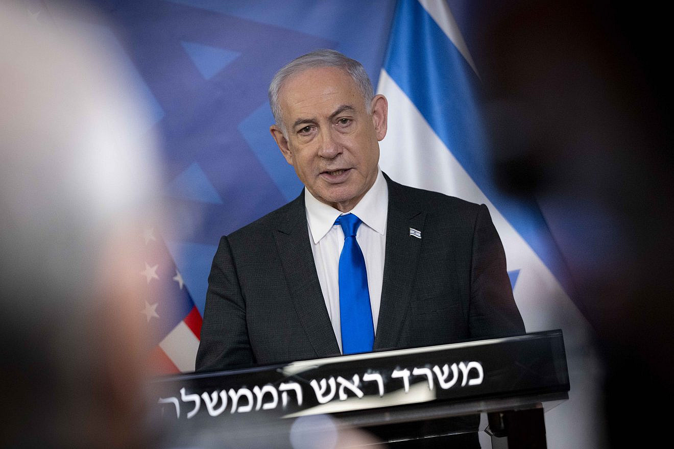 Prime Minister Benjamin Netanyahu in Tel Aviv, Dec. 18, 2023. Photo by Benjamin Applebaum/U.S. Department of Defense.