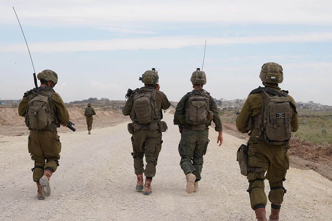 Israel Defense Forces counterterrorism activity in the Gaza Strip, April 11, 2024. Credit: IDF.