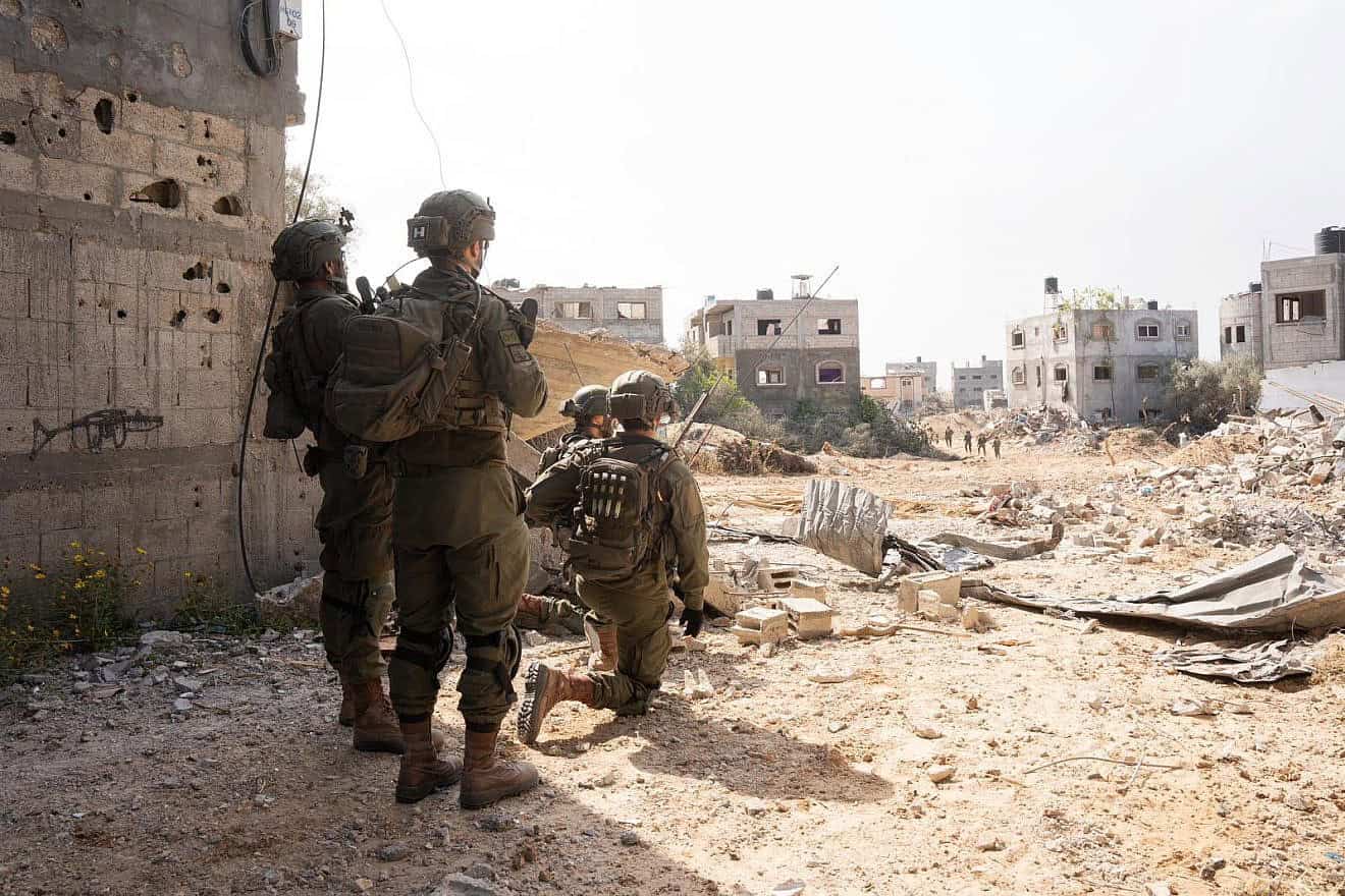 Israel Defense Forces activity in the Gaza Strip, April 18, 2024. Credit: IDF.