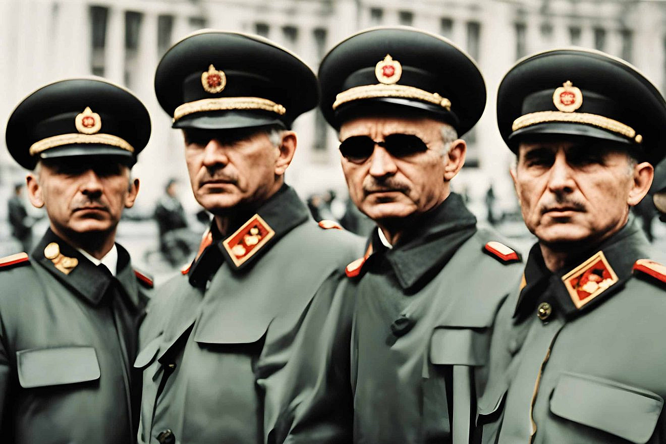 An illustrative image of Soviet KGB officers. Source: DeepAI.