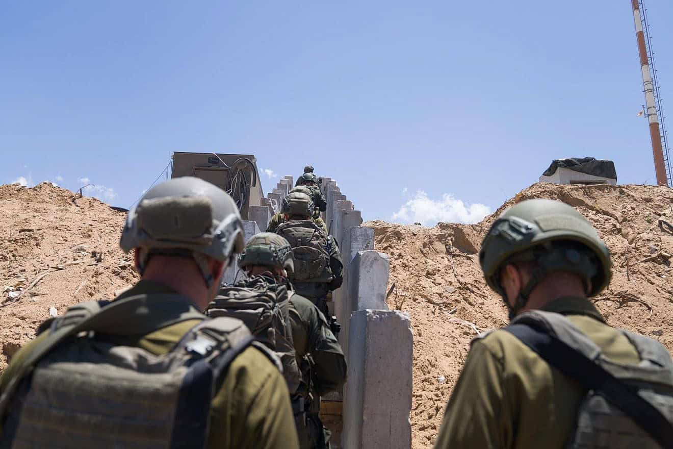 Israeli soldiers operating in eastern Rafah, the Gaza Strip, May 9, 2024. Credit: IDF.