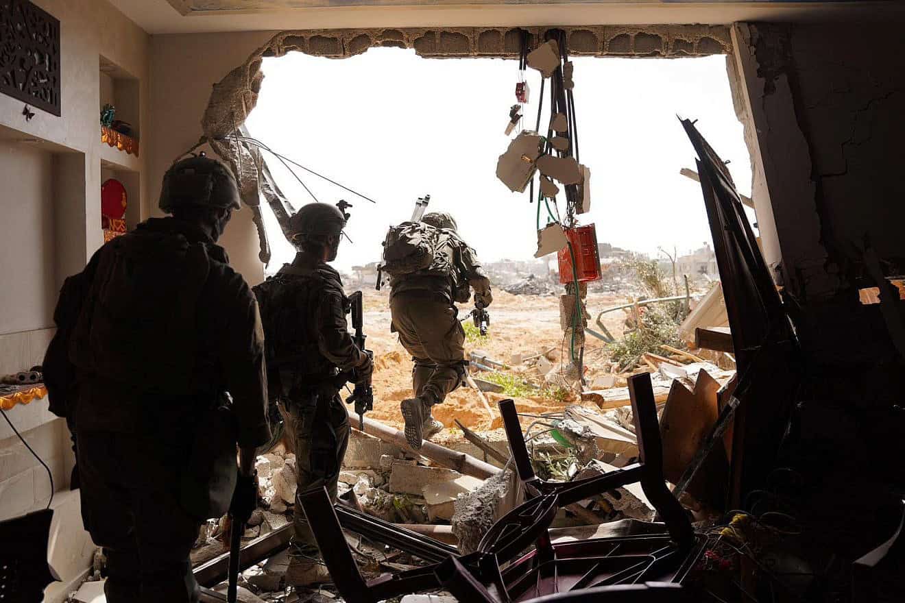 Israeli ground troops operating in the Rafah area of southern Gaza, June 1, 2024. Credit: IDF.